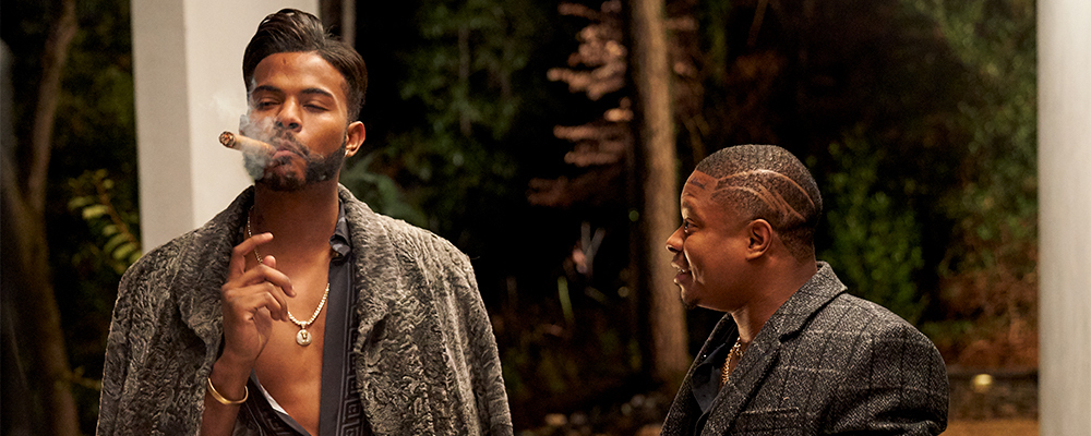 Trevor Jackson and Jason Mitchell in SUPERFLY.